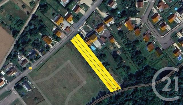 terrain à vendre - 2430.0 m2 - VEXIN SUR EPTE - 27 - HAUTE-NORMANDIE - Century 21 Osmose Cb